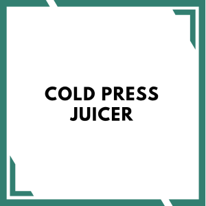 Cold press juicer