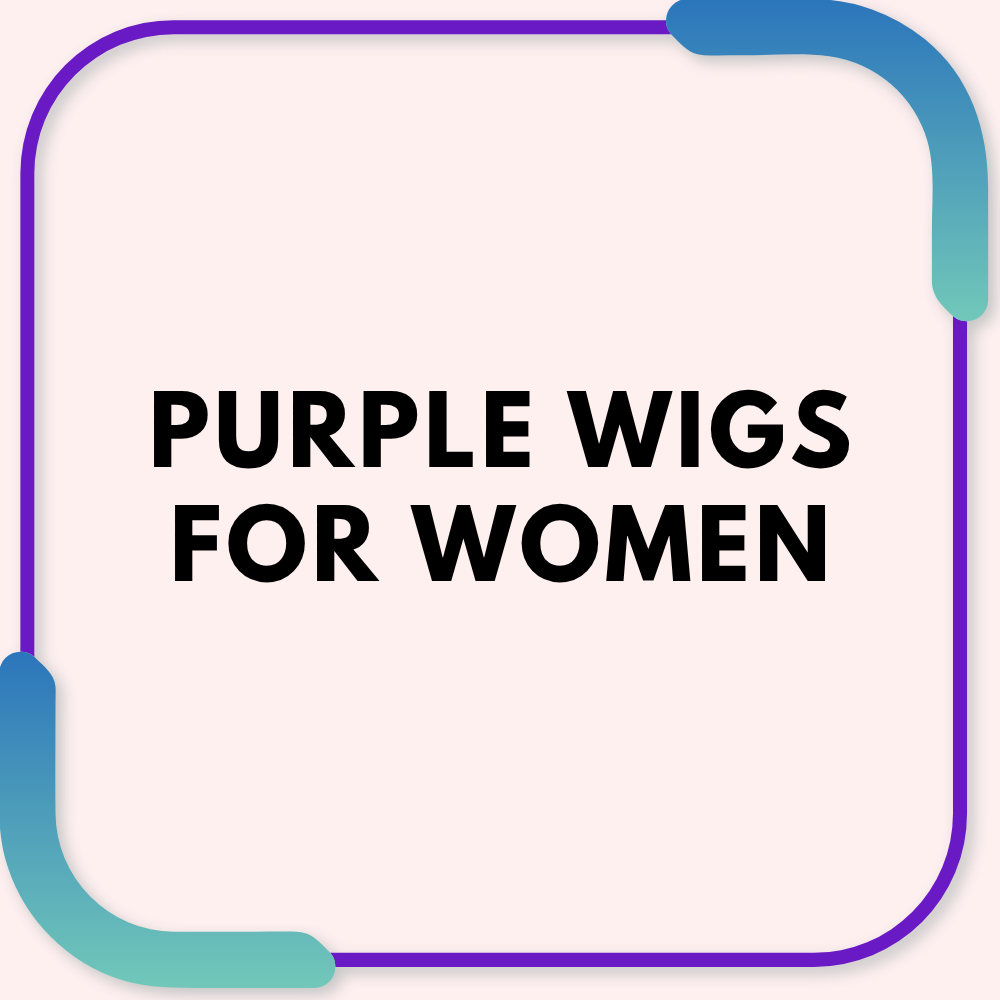 Purple wigs for women