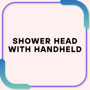 Shower head with handheld
