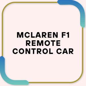 McLaren F1 remote control car