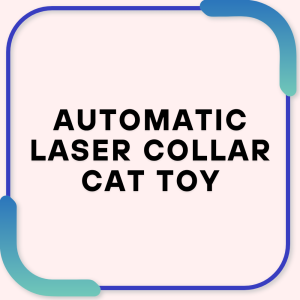 Automatic laser collar cat toy