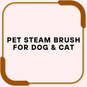 Pet Steam Brush for Dog & Cat