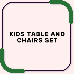 Kids Table and Chairs Set