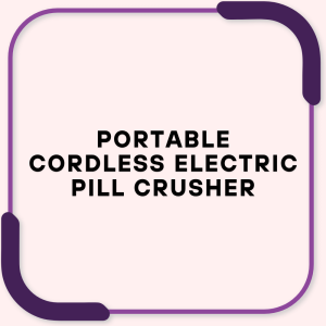 Portable Cordless Electric Pill Crusher