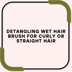 Detangling Wet Hair Brush for Curly or Straight Hair