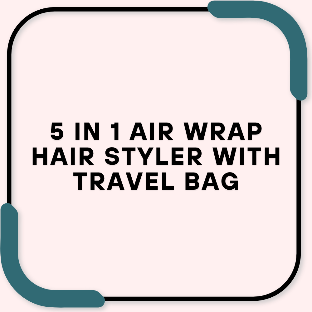 5 in 1 Air Wrap Hair Styler with Travel Bag