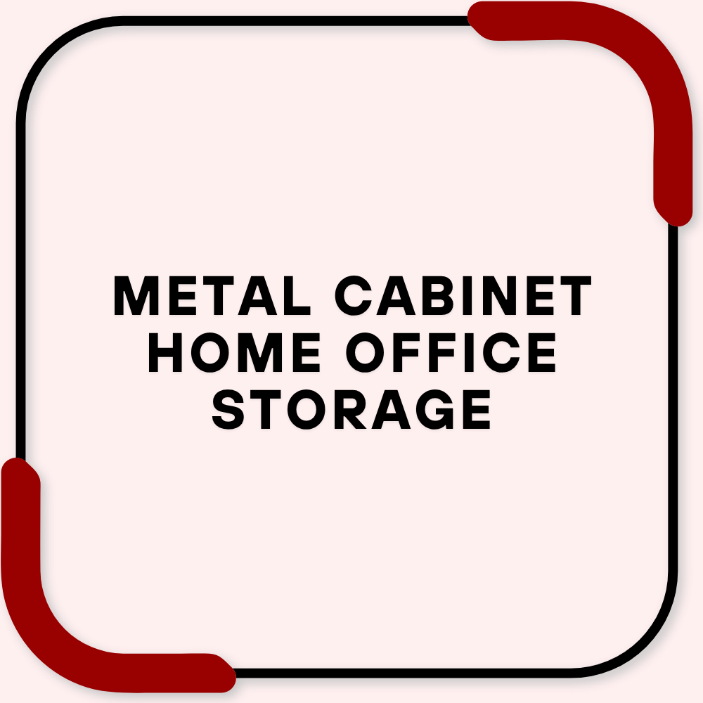 Metal Cabinet Home Office Storage