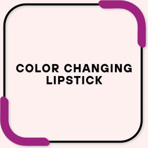 Color changing lipstick