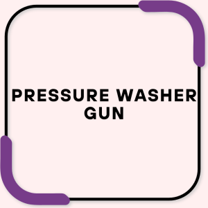 Pressure washer gun