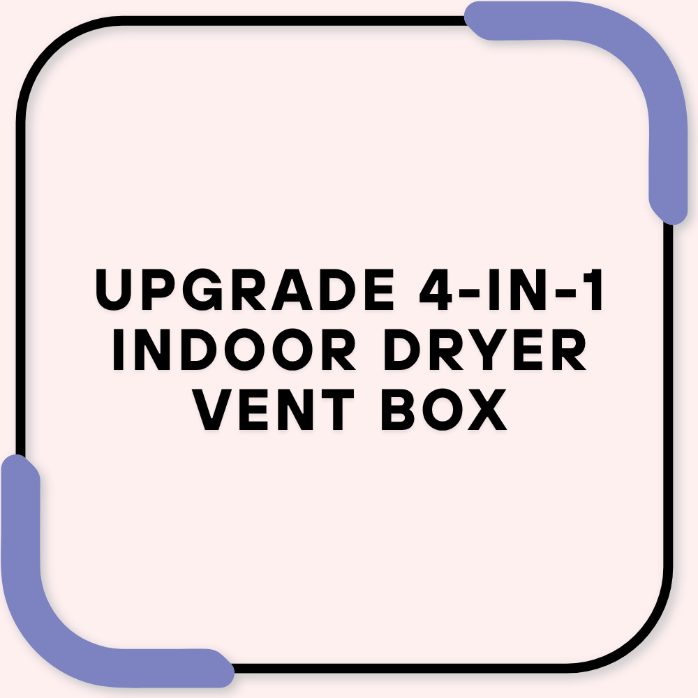 Upgrade 4-in-1 Indoor Dryer Vent Box