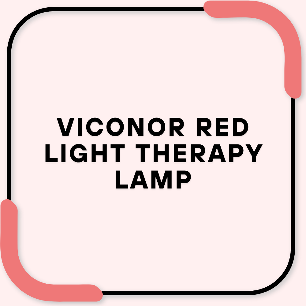 Viconor Red Light Therapy Lamp