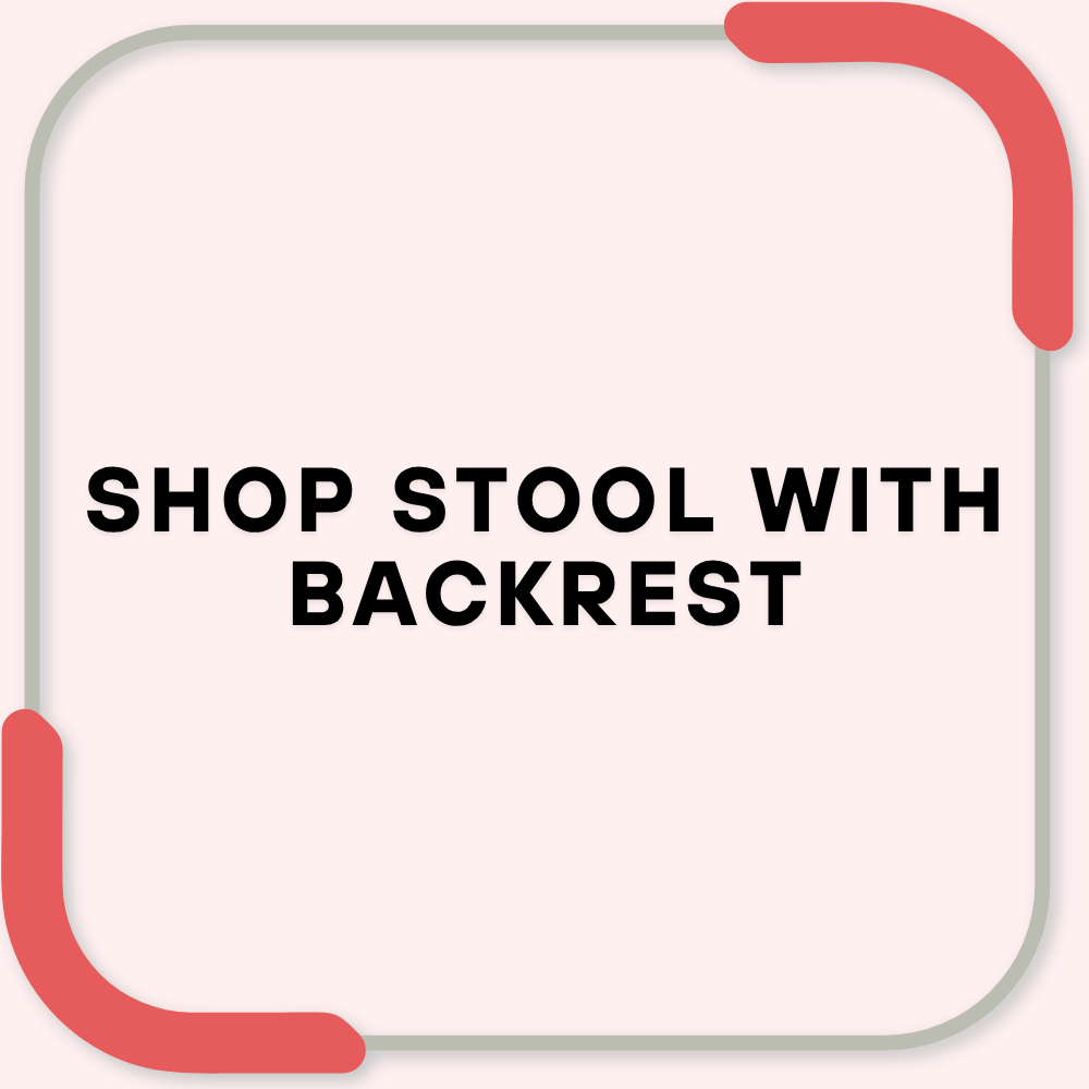 Shop Stool with Backrest