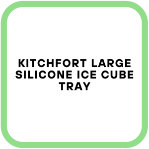 KitchFort Large Silicone Ice Cube Tray