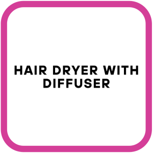 Hair Dryer with Diffuser