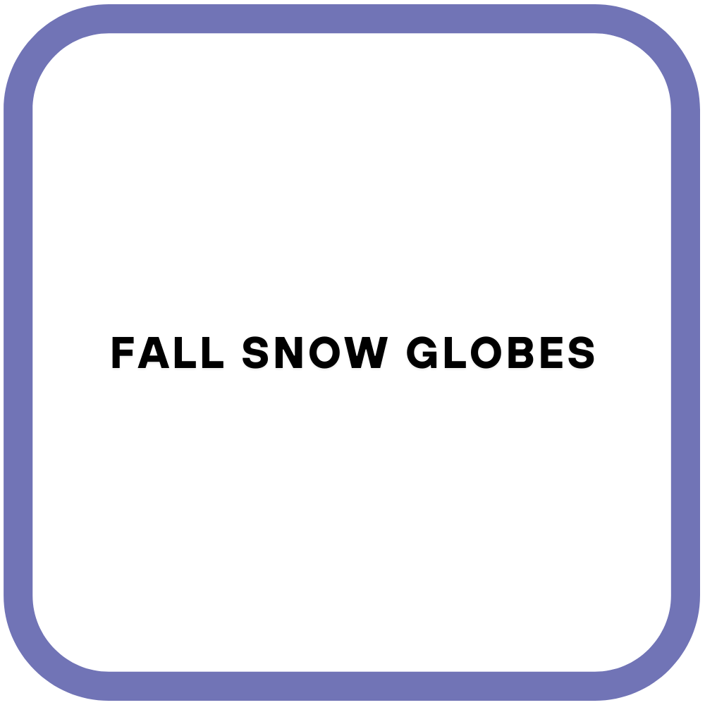 Fall Snow Globes