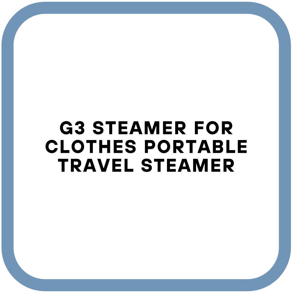 G3 Steamer for Clothes Portable Travel Steamer