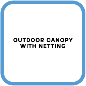 Outdoor Canopy with Netting