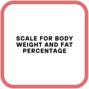 Scale for Body Weight and Fat Percentage