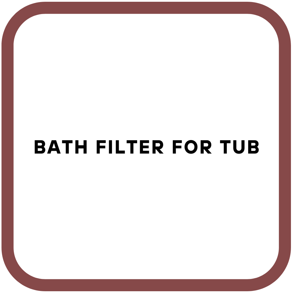 Bath filter for tub