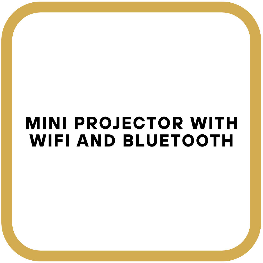 Mini Projector with Wifi and Bluetooth