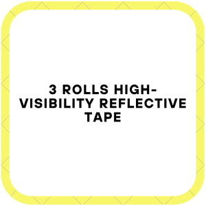 3 Rolls High-Visibility Reflective Tape