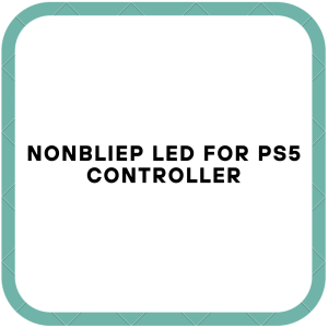 Nonbliep LED for PS5 Controller