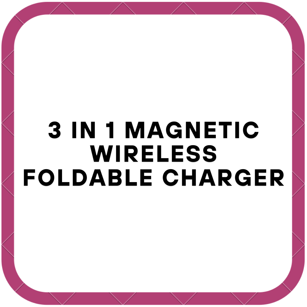 3 in 1 Magnetic Wireless Foldable Charger