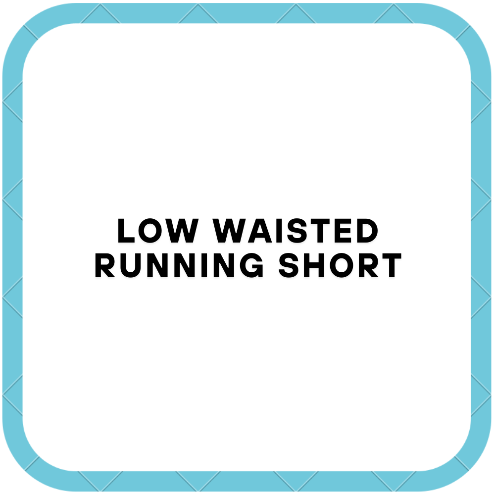 Low waisted running short