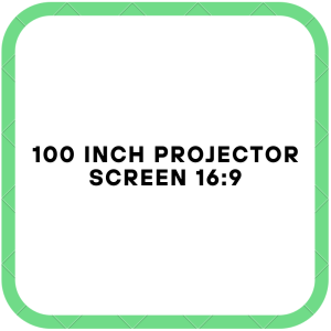 100 inch Projector Screen 16:9