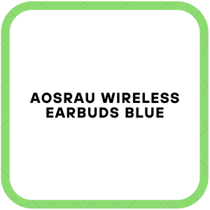 AOSRAU Wireless Earbuds Blue