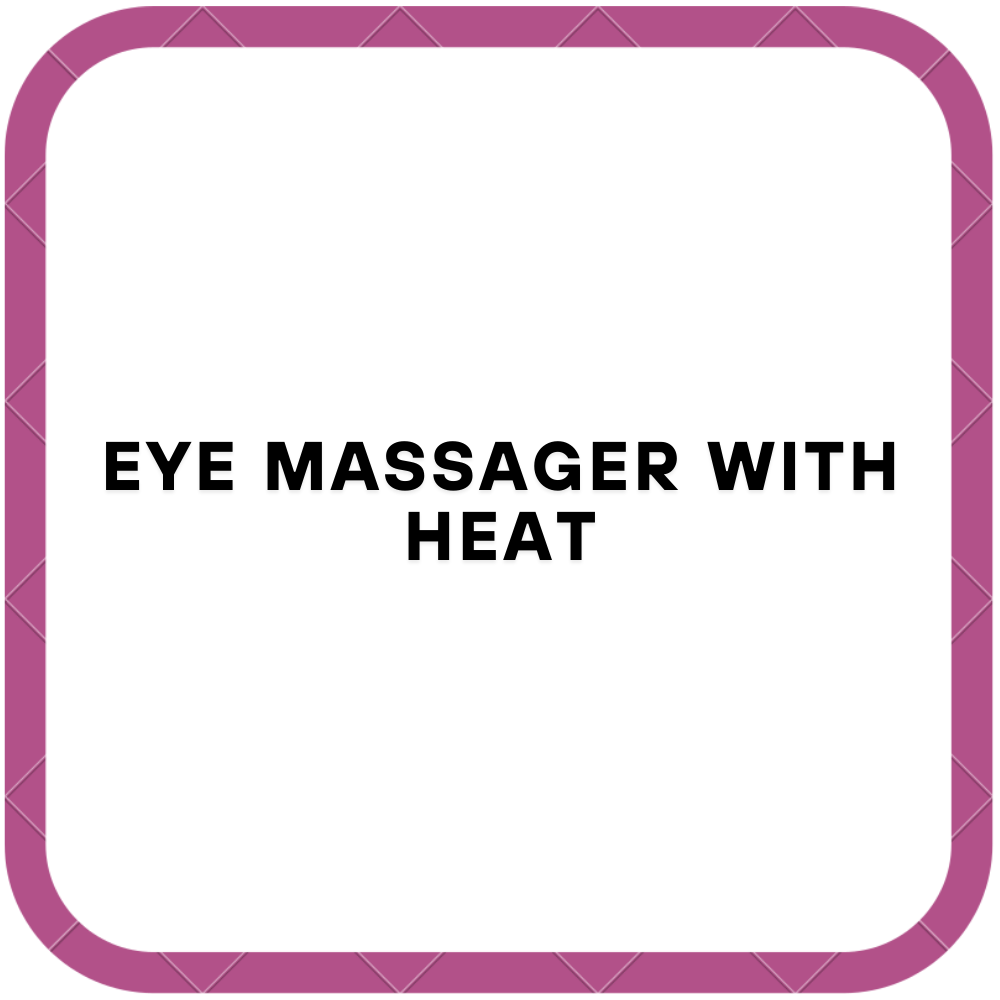Eye massager with heat