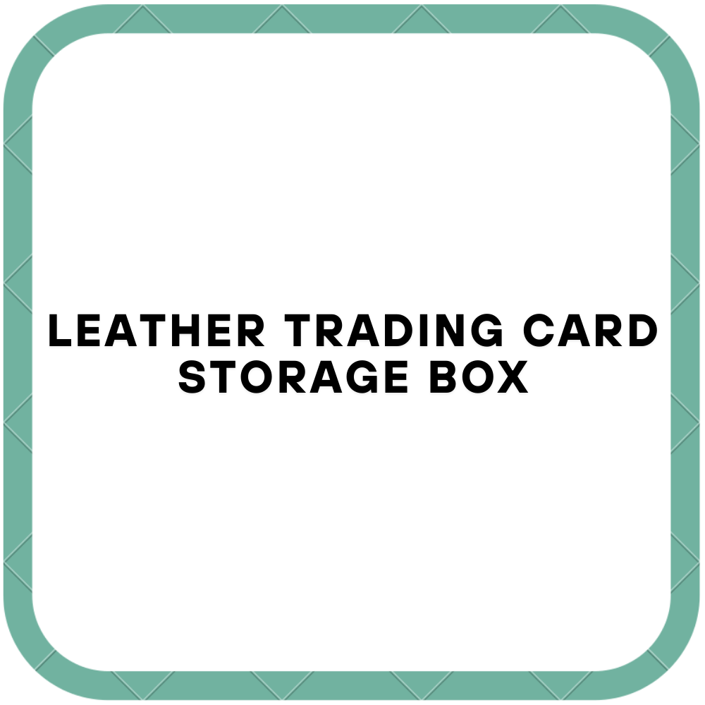 Leather Trading Card Storage Box