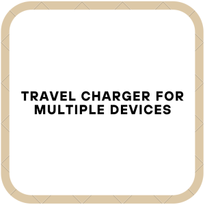 Travel Charger For Multiple Devices