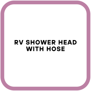 RV Shower Head with Hose