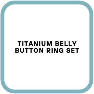 Titanium Belly Button Ring Set