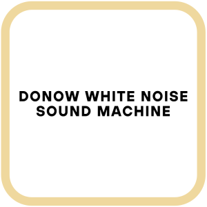 DONOW White Noise Sound Machine