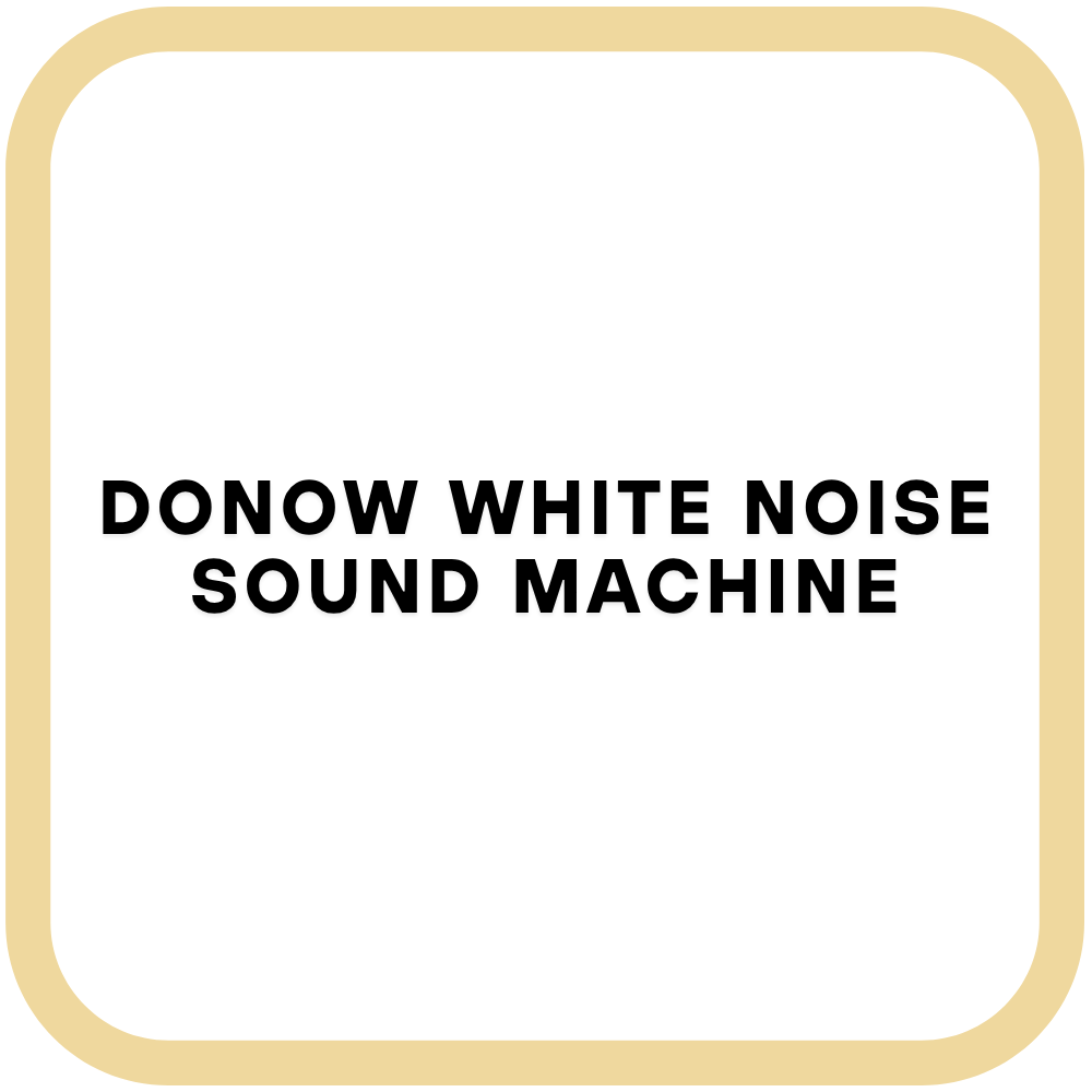 DONOW White Noise Sound Machine