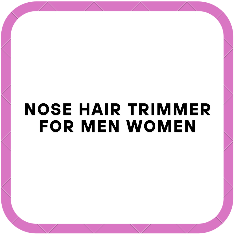 Nose Hair Trimmer for Men Women