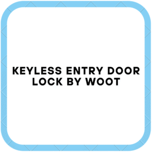 Keyless Entry Door Lock By Woot