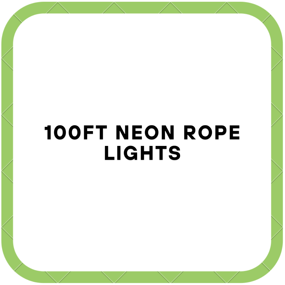 100Ft Neon Rope Lights