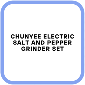 Chunyee Electric Salt And Pepper Grinder Set