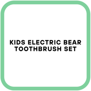 Kids Electric Bear Toothbrush Set