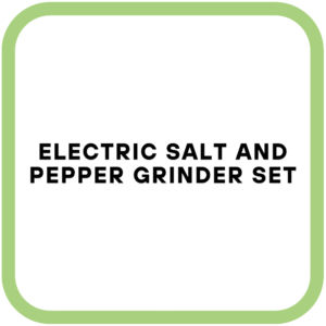 Electric Salt And Pepper Grinder Set