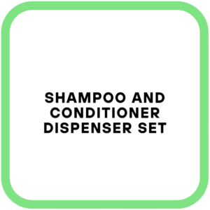 Shampoo and Conditioner Dispenser Set