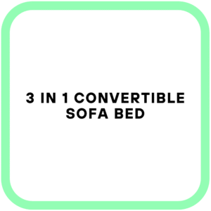 3 in 1 Convertible Sofa Bed