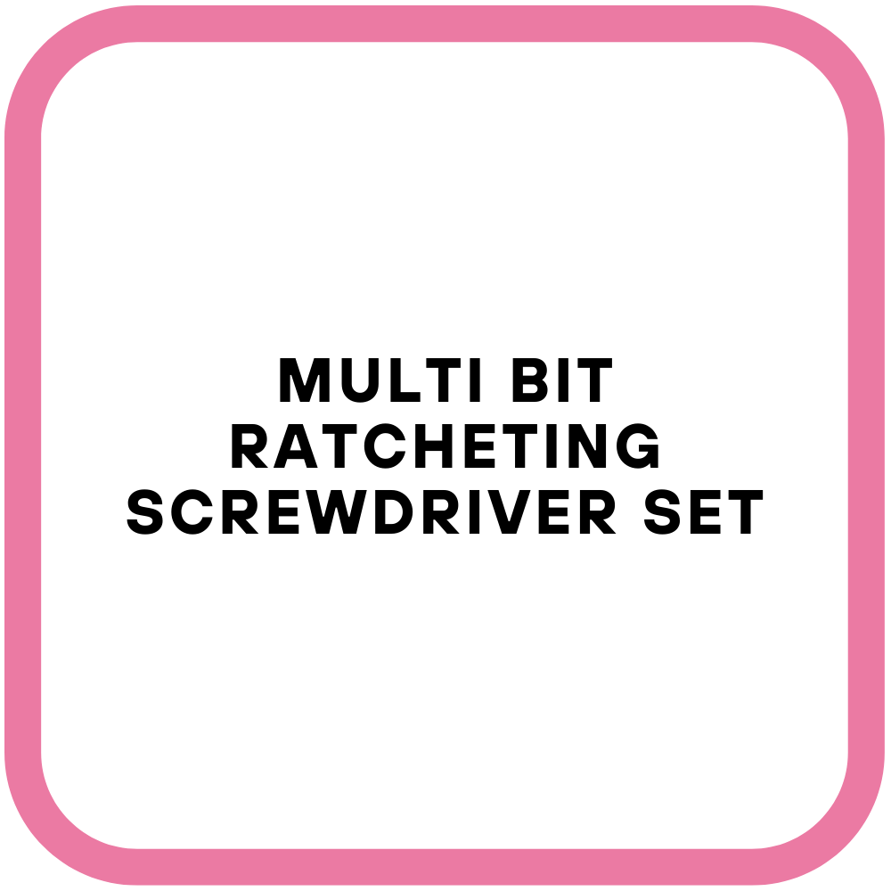 Multi Bit Ratcheting Screwdriver Set