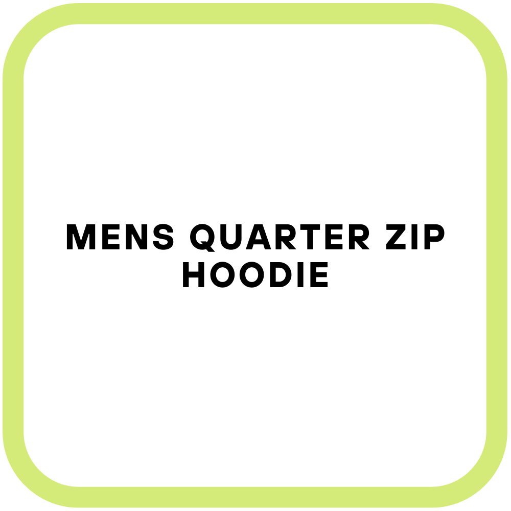 Mens Quarter Zip Hoodie