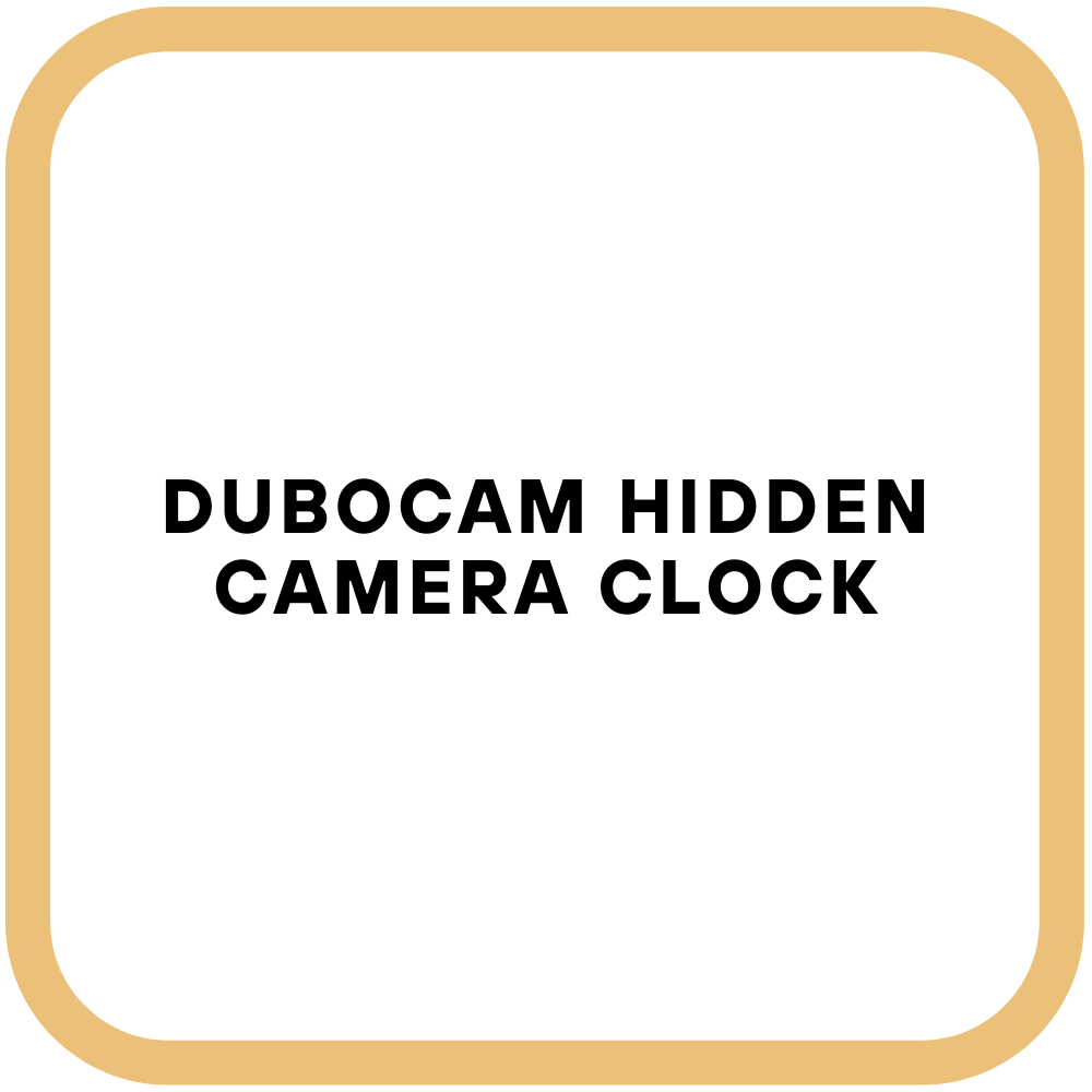 Dubocam Hidden Camera Clock