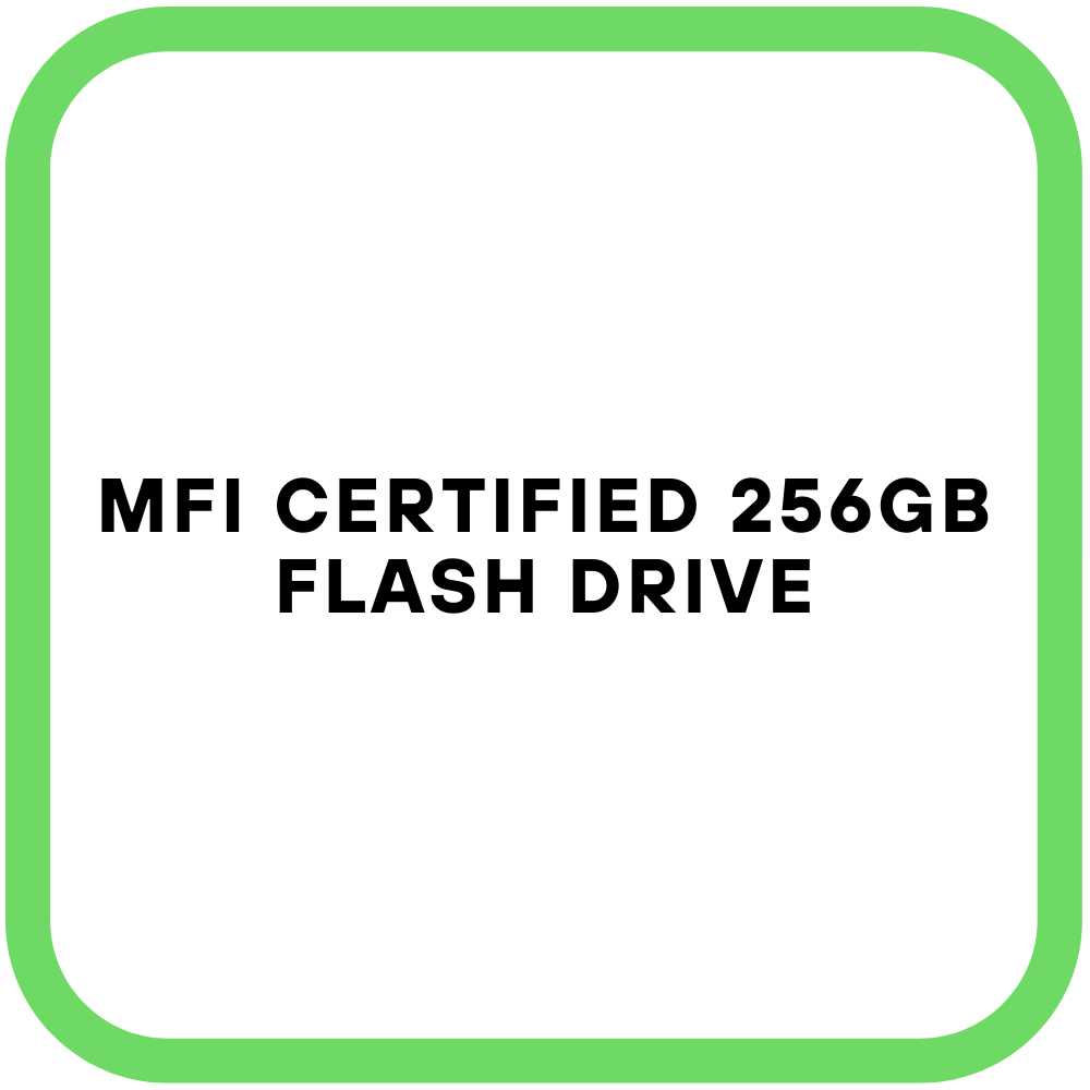 MFi Certified 256GB Flash Drive