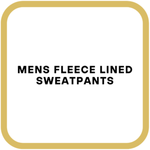 Mens Fleece Lined Sweatpants